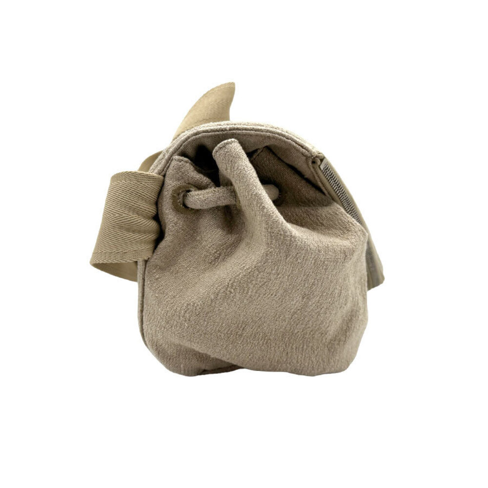 Bottega Veneta Beige Shoulder Beak Canvas Bag